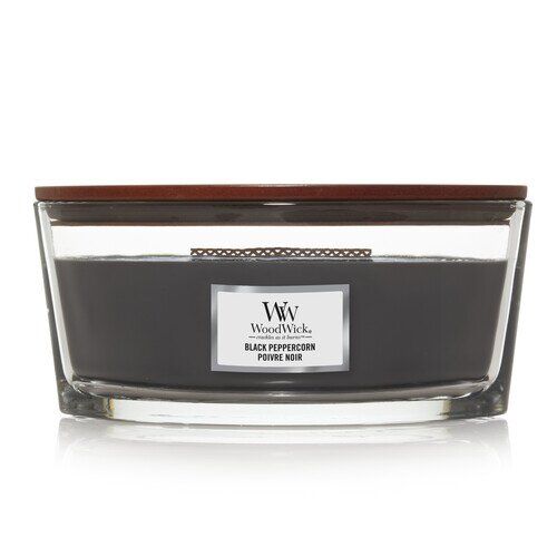 Ароматична свічка з ароматом пряного перцю Woodwick Ellipse Black Peppercorn 453 г - фото №1 Ароматична свічка з ароматом пряного перцю Woodwick Ellipse Black Peppercorn 453 г - фото №1